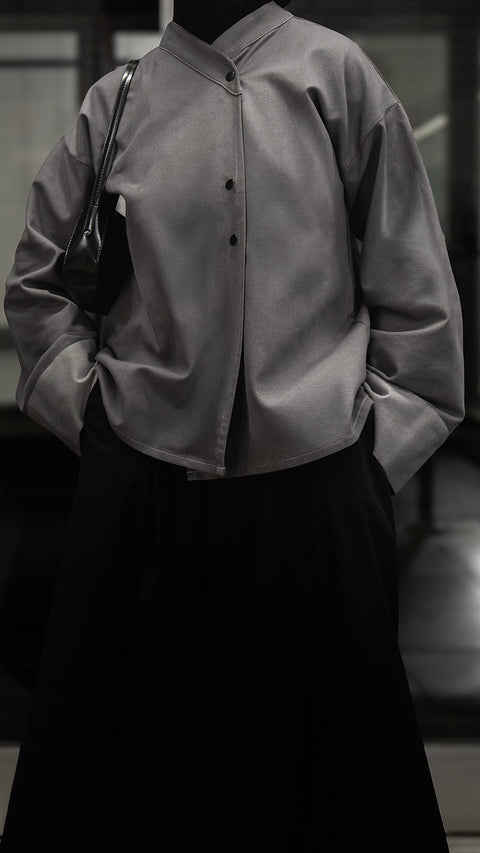 Kimono retroussé porté